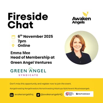 Cover Image for AwakenAngels x Green Angel Syndicate: Fireside Chat on Climate Tech Investment