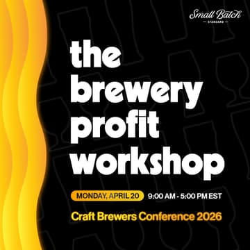 Cover Image for The Brewery Profit Workshop: Build a step-by-step plan to make more profit in 2026