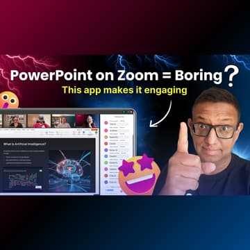 Cover Image for PowerPoint on Zoom = Boring? This app makes your PPT Slides engaging!