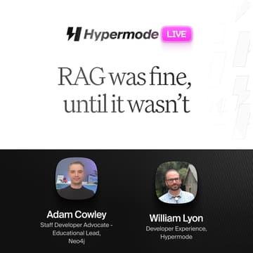 Cover Image for Hypermode Live: RAG was fine, until it wasn't