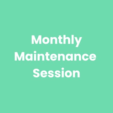 Cover Image for Monthly Maintenance Session: November