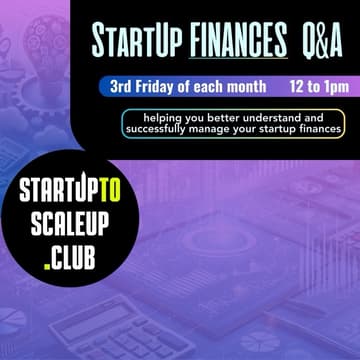 Cover Image for StartUp FINANCES Q&A  11