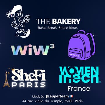 Cover Image for The Bakery by SuperteamFRANCE - Community Thursdays with Women in Web3, SheFi, Dev3pack, Women in Tech.