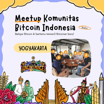 Cover Image for Bitcoin Indonesia Community Meetup Yogyakarta 01 Agustus 2026
