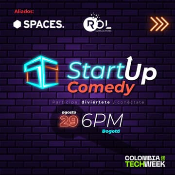 Cover Image for STARTUP COMEDY BOGOTA CTW By Agencia de Emprendimiento SC Punto Digital