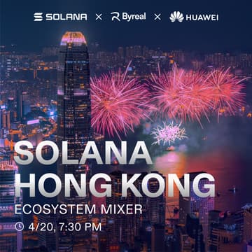 Cover Image for Solana Hong Kong Ecosystem Mixer