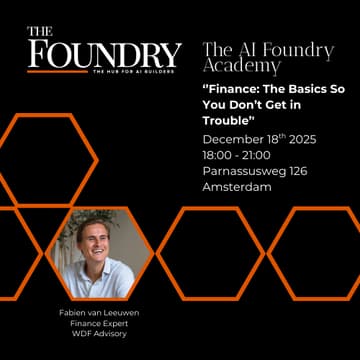 Cover Image for The AI Foundry Academy: ‘’Finance: The Basics So You Don’t Get in Trouble’'