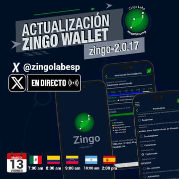 Cover Image for Actualización Zingo Wallet 2.0.17