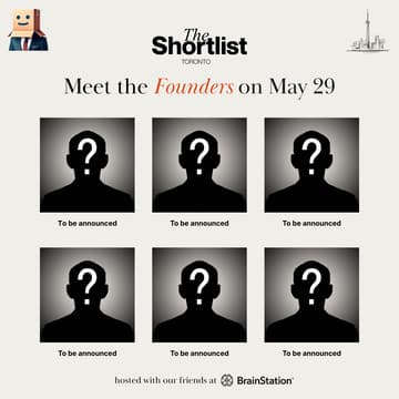 Cover Image for The Shortlist Founder Showcase: Presented by Boardy (Toronto Edition)