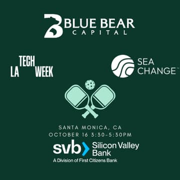 Cover Image for #LATechWeek: Pickleball for the Planet With Blue Bear, SVB & SeaChange