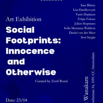 Cover Image for Art Exhibition- Social Footprints: Innocense and Otherwise