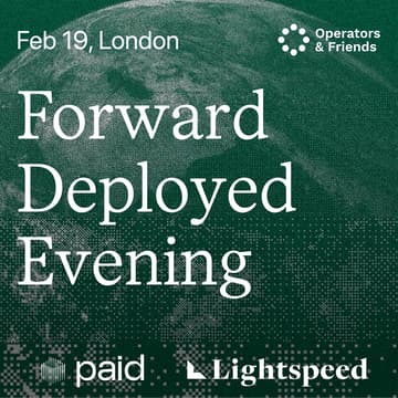 Cover Image for Forward Deployed Evening