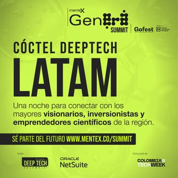 Cover Image for Cóctel DeepTech Latam by Alianza DeepTech Colombia y Oracle NetSuite