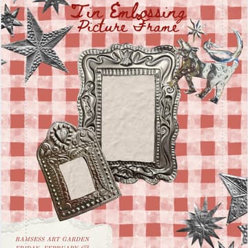 Cover Image for Makers & Mocktails: Tin Embossing Picture Frame