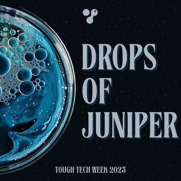 Cover Image for Drops of Juniper: Juniper VC Bioindustrial Happy Hour