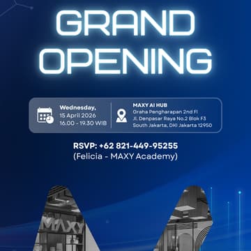 Cover Image for The Dawn of Intelligence: Official Grand Opening of Maxy AI Hub