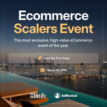 Cover Image for Ecom Scalers Event - AURA SKYPOOL Dubai