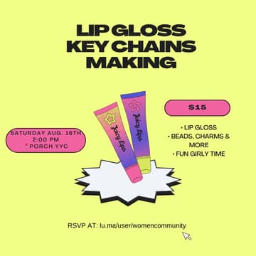Cover Image for Lip Gloss Keychain Party