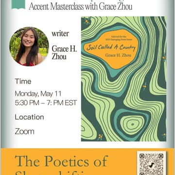 Cover Image for The Poetics of Shapeshifting: Master Class with Grace Zhou