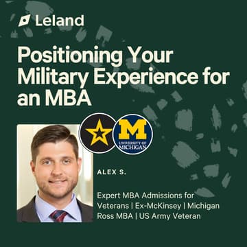 Cover Image for Positioning Your Military Experience for an MBA