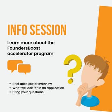 Cover Image for FoundersBoost Info Session Spring 2026