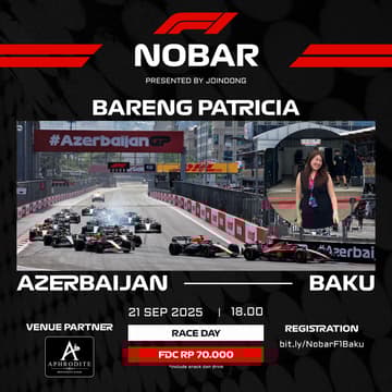 Cover Image for Nobar Formula 1 Baku with Patricia