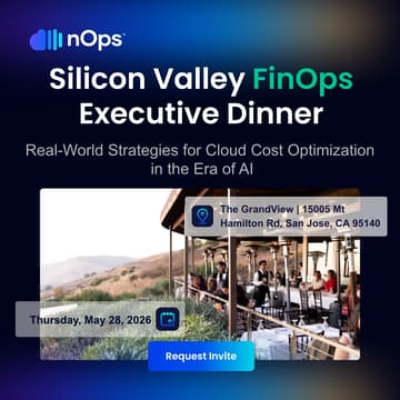 Cover Image for Silicon Valley FinOps Executive Dinner