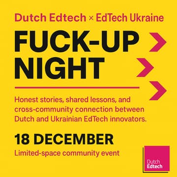 Cover Image for Fuck-Up Night — Dutch Edtech × EdTech Ukraine