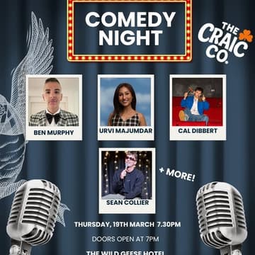 Cover Image for Comedy Night with The Craic Co