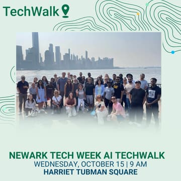 Cover Image for Newark Tech Week AI TechWalk | Newark, 10/15