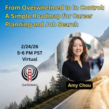 Cover Image for From Overwhelmed to In Control: A Simple Roadmap for Career Planning and Job Search with Amy Chou