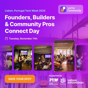 Cover Image for Founders, Builders & Community Pros Connect Day