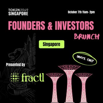Cover Image for Token2049 Singapore Founders & Investors Brunch ✨ (invite only)