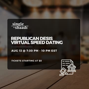 Cover Image for Republican Desis Virtual Speed Dating