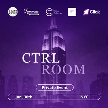 Cover Image for CTRL Room: A Private Gathering for Founders, Investors, and Creators