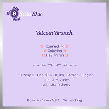Cover Image for SatoShe Special – Bitcoin Brunch 🥐