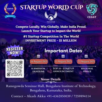 Cover Image for STARTUP WORLD CUP - 2025
