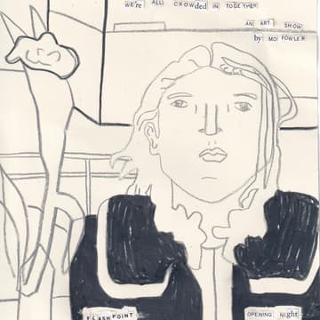 Cover Image for "We're All Crowded In Together": Art Show Opening
