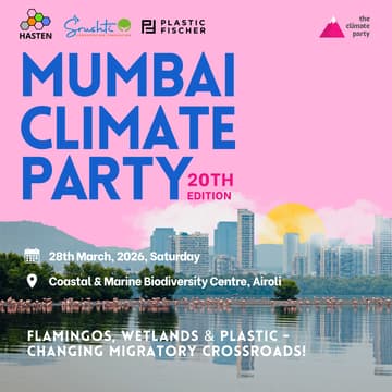 Cover Image for Mumbai Climate Party | Flamingos, wetlands & plastic - changing migratory crossroads!