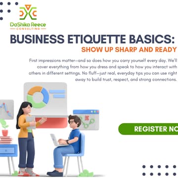 Cover Image for Business Etiquette Basics: Show Up Sharp and Ready