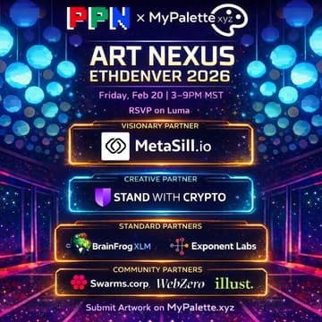 Cover Image for Art Nexus @ ETHDenver 2026 PPN x MyPalette.xyz || MetaSill.io Exhibition || Stand With Crypto