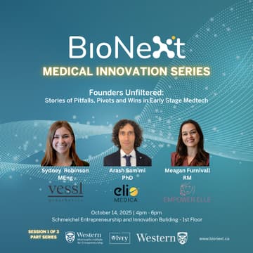 Cover Image for Medical Innovation Series: Founders Unfiltered  - Stories of Pitfalls, Pivots and Wins in Early Stage Medtech