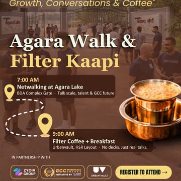 Cover Image for Agara Walks & Filter Kaapi: All Things GCC