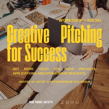 Cover Image for Paris | Creative Pitching for Success workshop + social