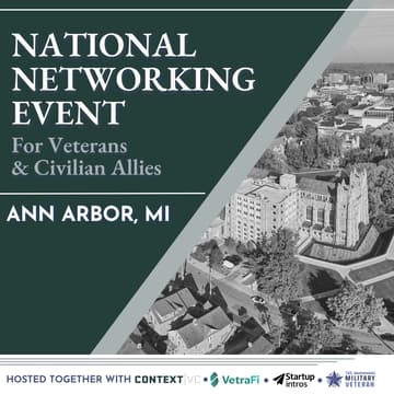 Cover Image for Ann Arbor Military Veteran Networking