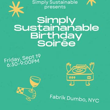 Cover Image for Simply Sustainable Birthday Soirée  🎉