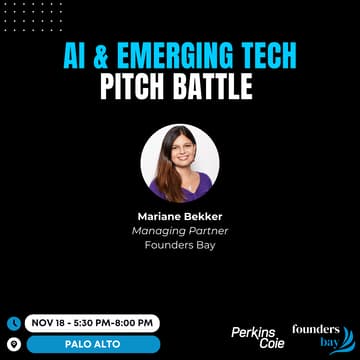 Cover Image for Founders Bay AI & Emerging Tech Pitch Battle