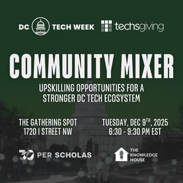Cover Image for DC Tech Week Community Mixer