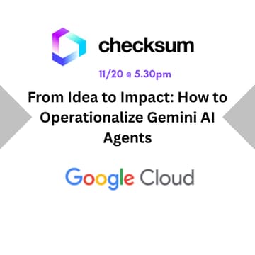 Cover Image for Workshop Event! From Idea to Impact: How to Create AI Agents with Gemini