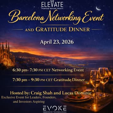 Cover Image for Barcelona Networking Event with Gratitude Dinner